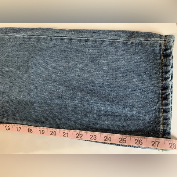 NWT Levi’s 505 Straight Fit Jeans 30x28 Blue Denim Leg Pants Shotwell Classic - Picture 10 of 13